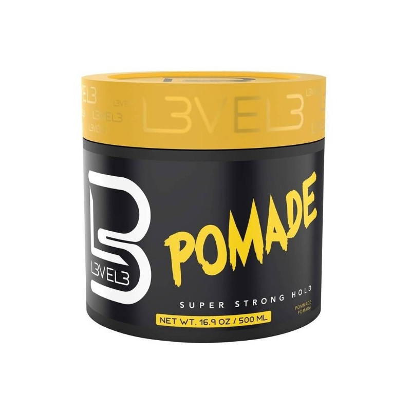 L3vel3 Hair Styling Pomade Super Strong Hold (500ml) L3vel3 Hair Styling Pomade Super Strong Hold (500ml)