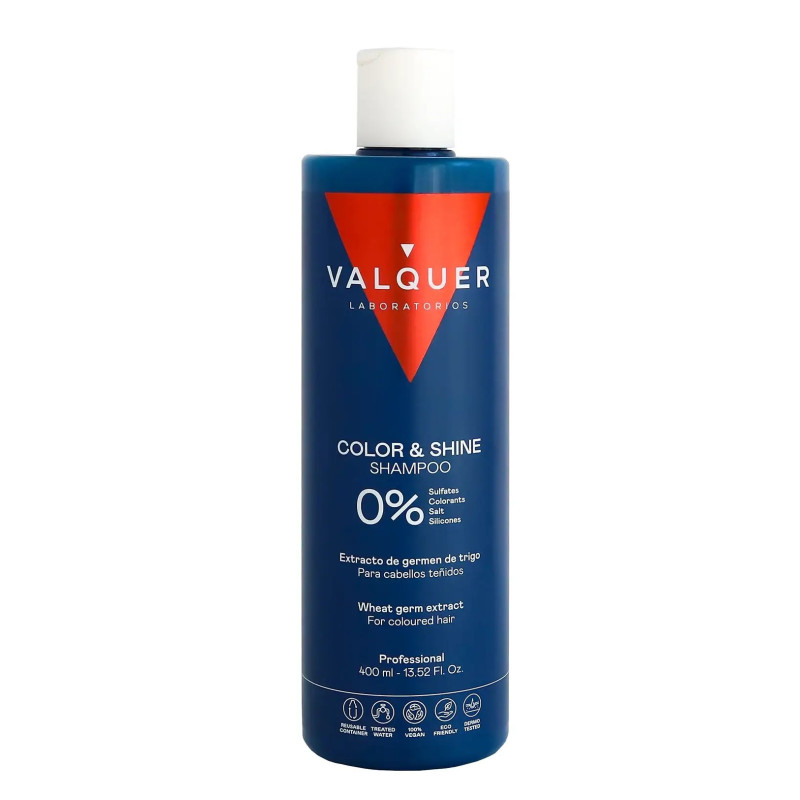 Valquer Champú Potenciador de Color y Brillo Zero (400ml)