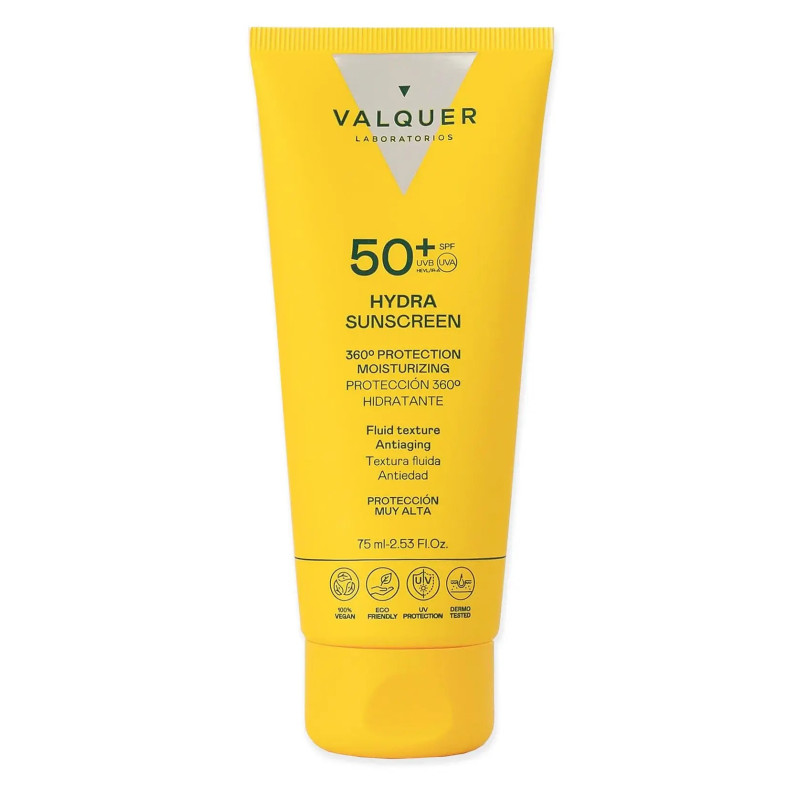 Valquer Facial Protector 50+ Hydra Sunscreen (75ml)