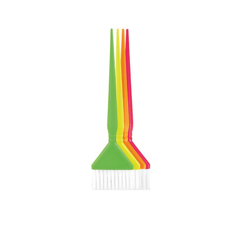 Wad Professionelles Farb Pinsel Set Gelb, Pink, Grün, Orange 4Stk/Box