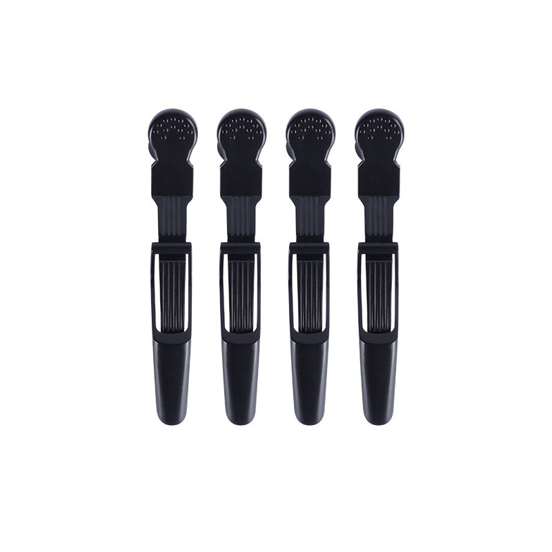 Wad Professionale Set di Fermagli per Capelli - Nero Taglia Grande 4 pz/Scatola