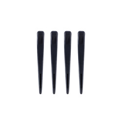 Wad Set professionale di fermagli per capelli Nero 4 pz/scatola