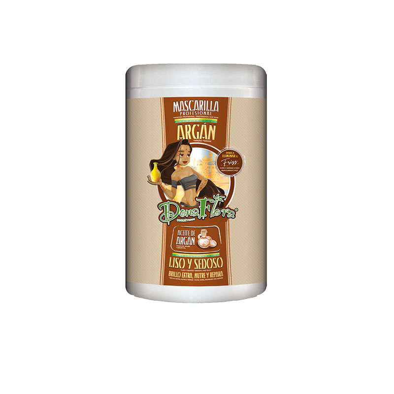 Dona Flora Mascarilla Liso y Sedoso de Argán  (1000ml)