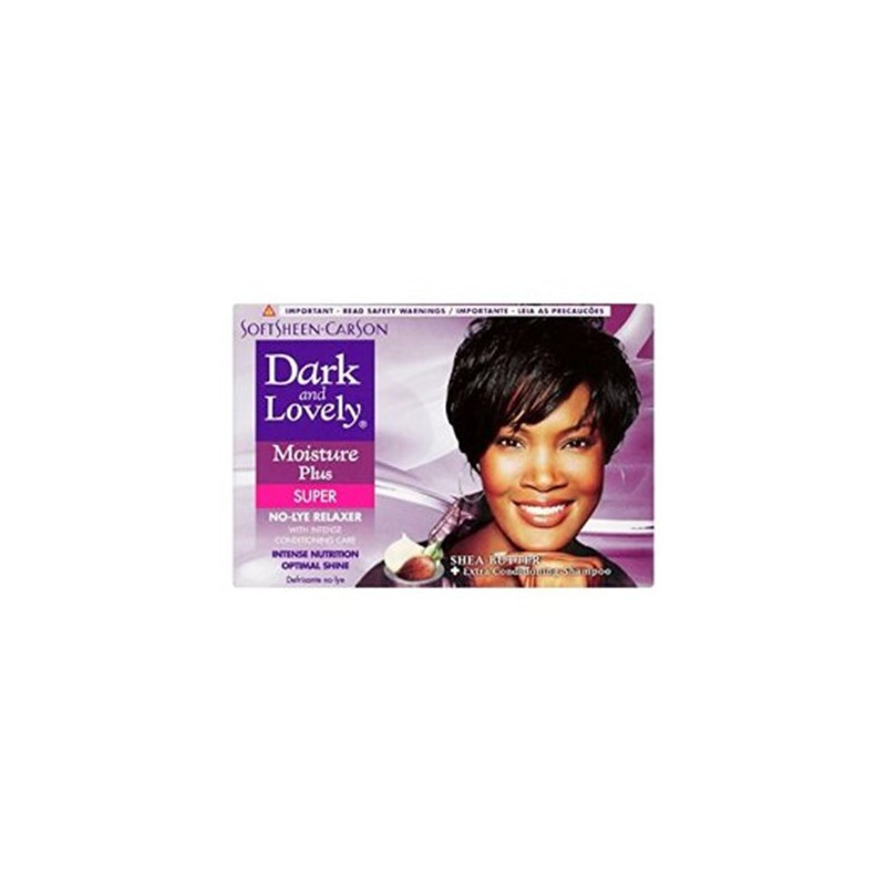 Dark and Lovely Kit No-Lye Relaxer Super 1 Aplicación