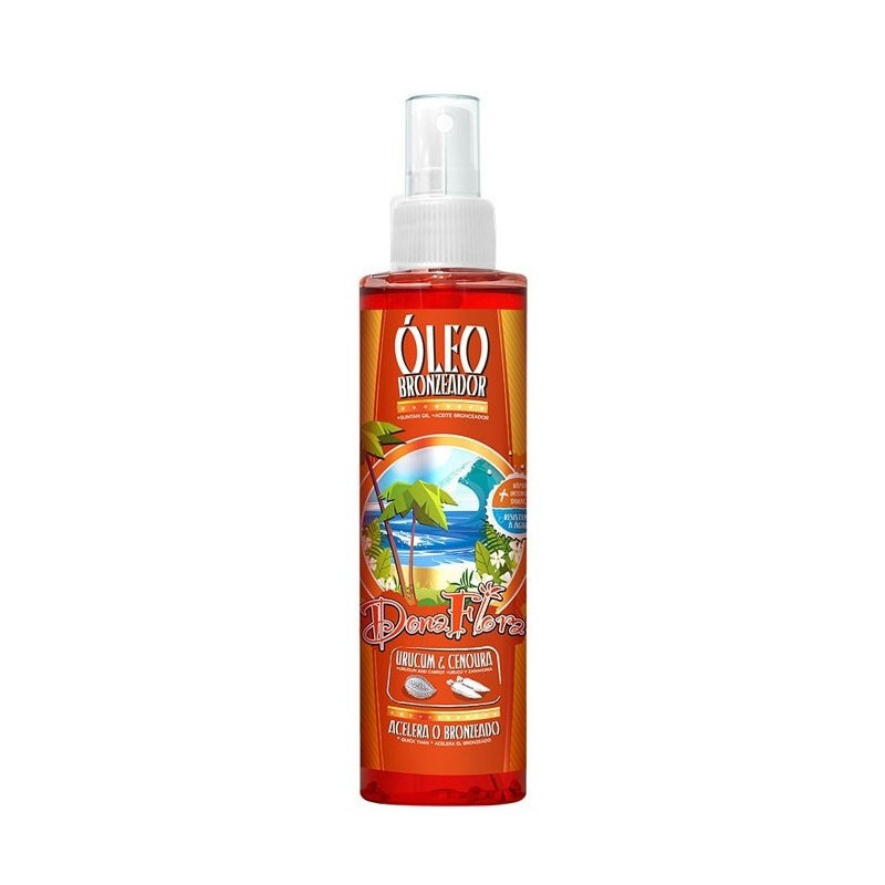 Dona Flora Aceite Bronceador de Urucum y Zanahoria  (200ml)