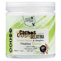 Real Natura Cachos Crush Gelatina Capillare Bambù & Zenzero (500ml)