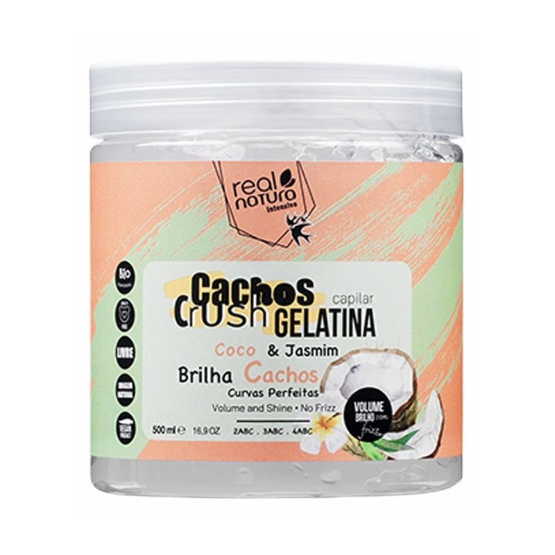 Real Natura Cachos Crush Gelatina Capillare Cocco & Gelsomino (500ml)