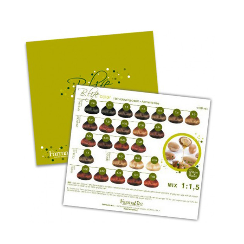 Farmavita Tabella Colori Tintura per Capelli Senza Ammoniaca