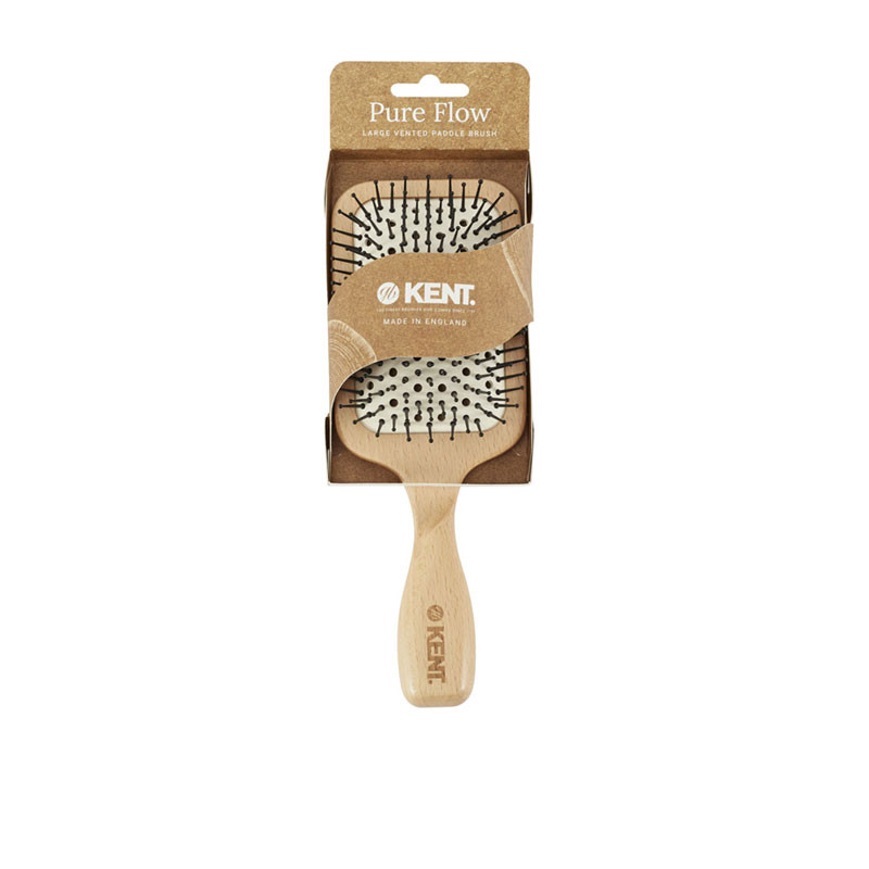 Kent Brushes Pure Flow Grande Spazzola a Paglietta Ventilata