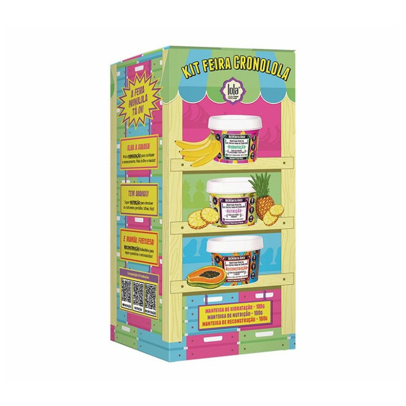 Lola z Rio Kit Be(M)Dita Ghee Masks 100ml Banan & Aloes + Ananas & Masło Bacuri + Papaja & Co