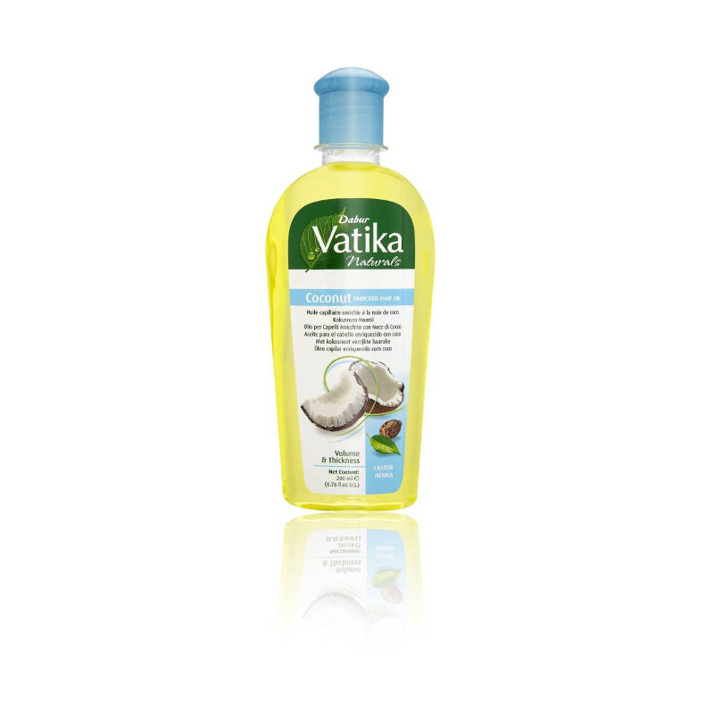 Vatika Olio per Capelli Arricchito al Cocco (200ml)