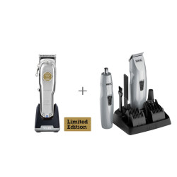 Wahl Pack Cordless Senior Metal Edition + Schnurrbart & Bart