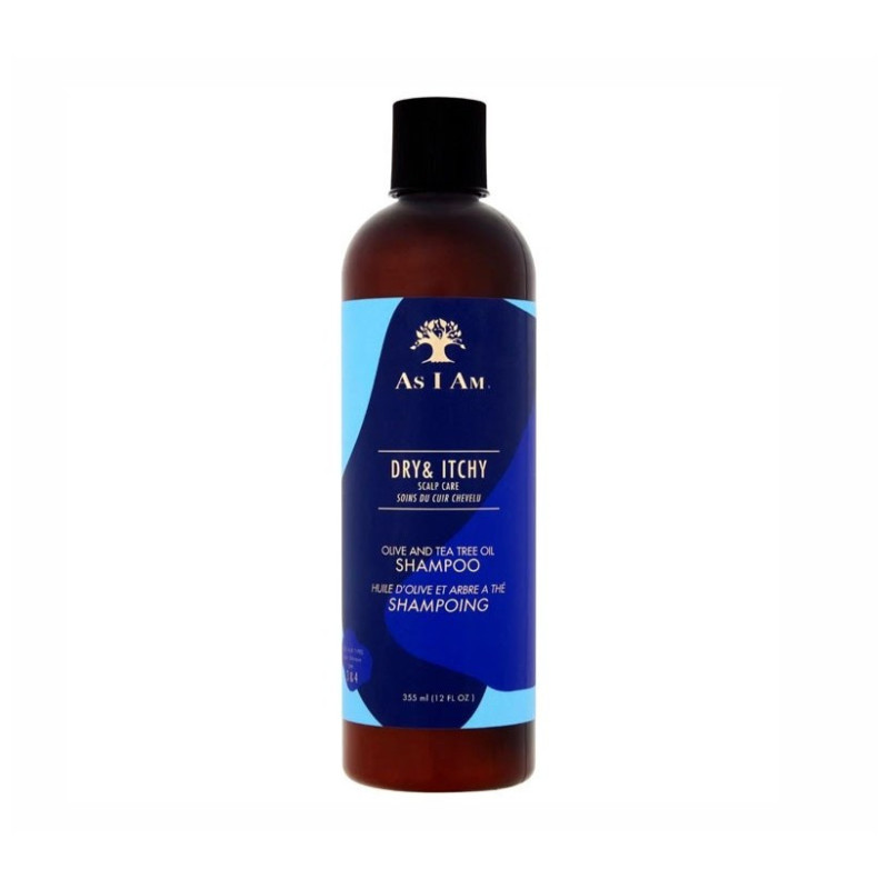 AS I AM Shampoo per la cura del cuoio capelluto secco e pruriginoso (355ml)