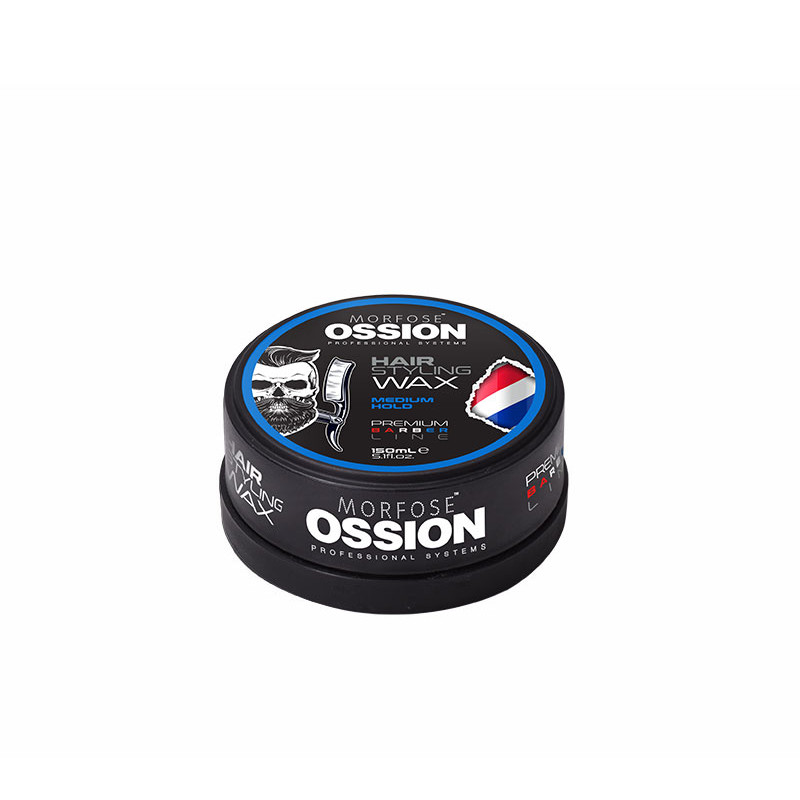 Ossion Hair Styling Wax Medium  Hold Azul (150ml)