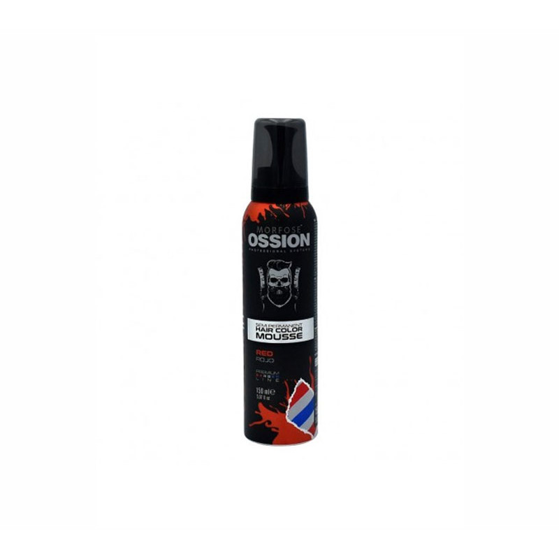 Ossion Półtrwała pianka koloryzująca Czerwony (150ml)