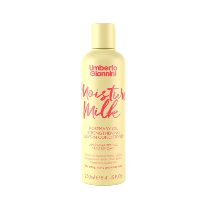 Umberto Giannini Boucles Fortes Huile de Romarin Lait Après-Shampoing Sans Rinçage (250ml)