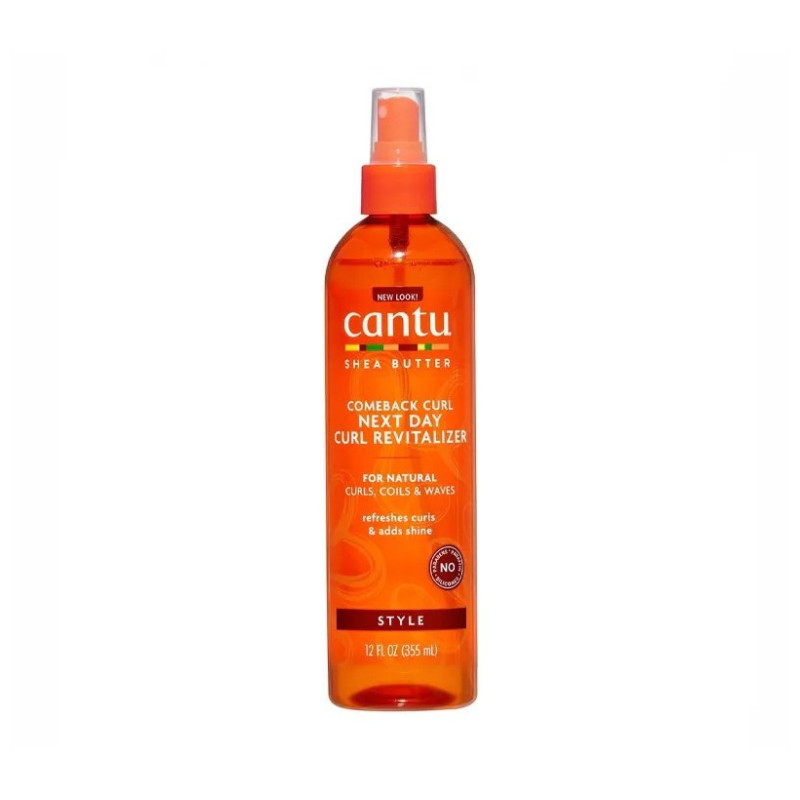 Cantu Natural Hair Comeback Curl Curl Revitalizer am nächsten Tag (355ml)