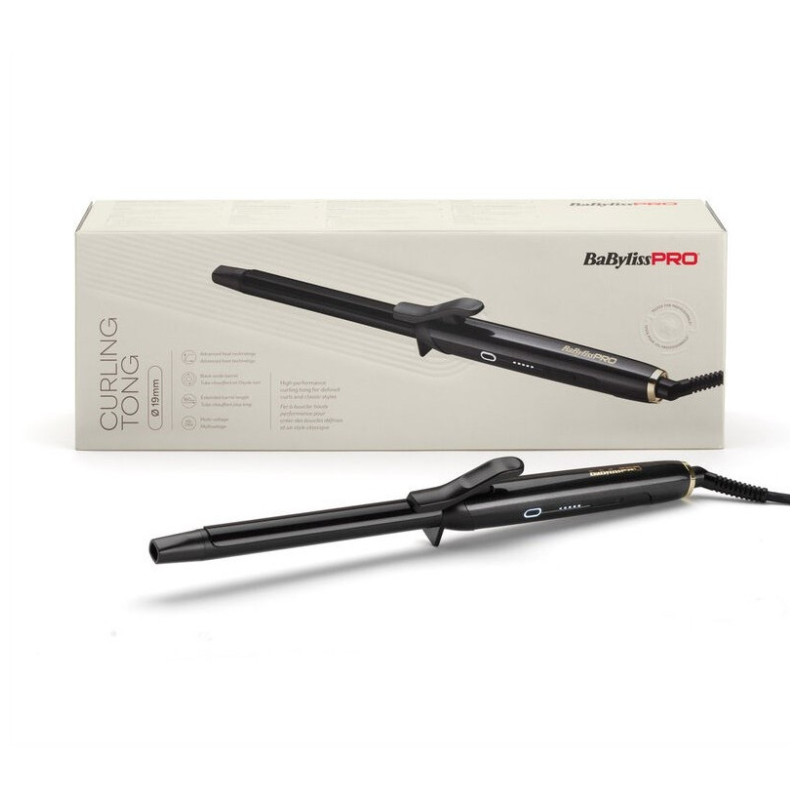 Babyliss Pro Tenacilla Black Oxide Alto Rendimiento 19mm