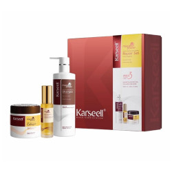 Karseell Pack Champú+Aceite de Argán+Mascarilla Colágeno