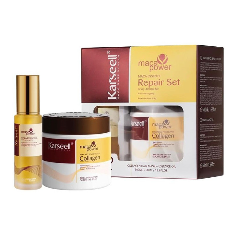 Karseell Zestaw Maska (500ml)+Serum Olejek Arganowy (50ml)