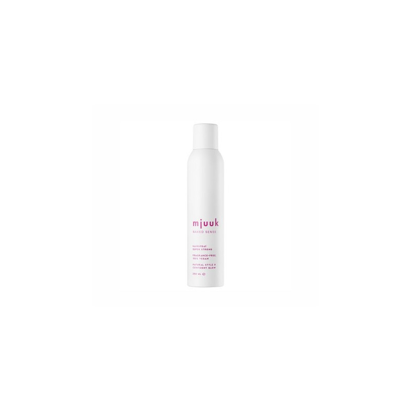 Mjuuk Naked Sense Parfümfreies Haarspray Super Stark (250ml)