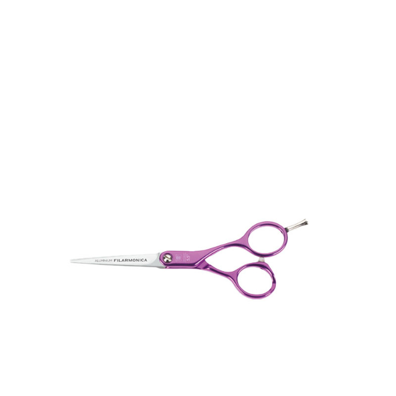 Filarmónica Tijera de Peluquería Aluminio Morado 5.5"