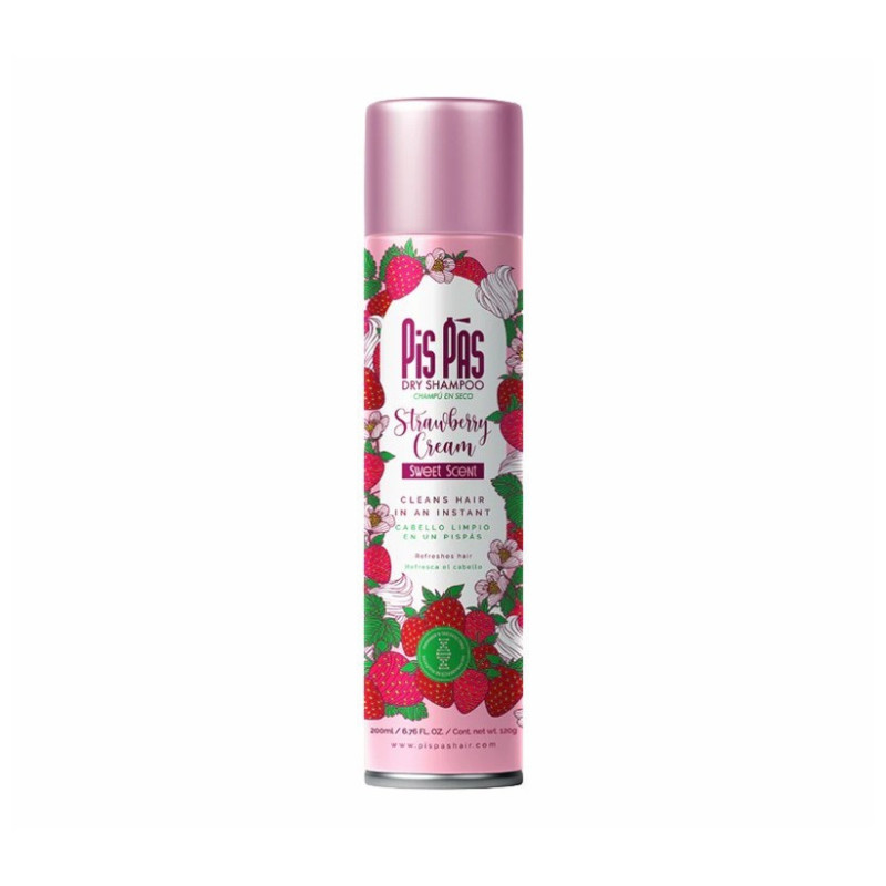 Pispas Shampoing Sec Crème Fraise (200ml)
