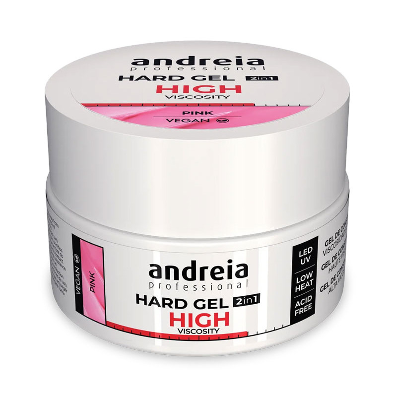 Andreia Hard Gel Wysoka Lepkość Różowy