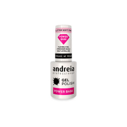 Andreia Base Puissante Pailletée Rose Doux (10,5ml)