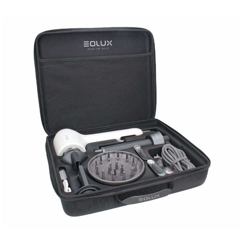 Eolux Secador Iónico Brushless Blanco Eolux Profesional Set (EX04WHT Plus)