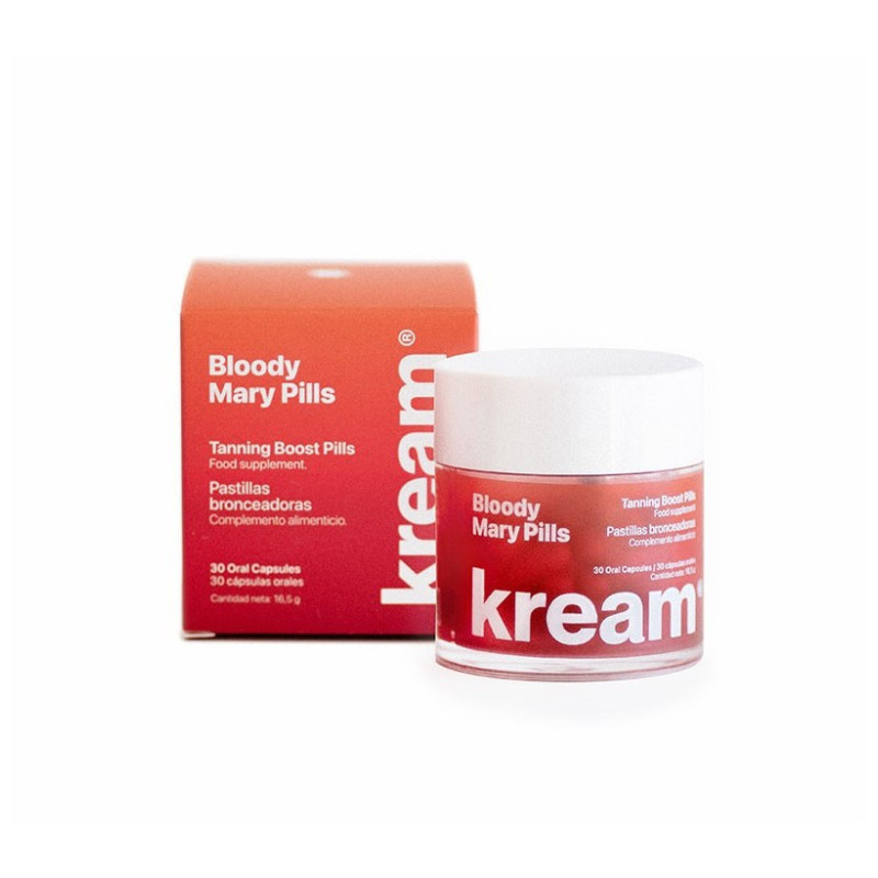 Kream Capsule Solari Per L'Abbronzatura Bloody Mary Pills 30 Compresse