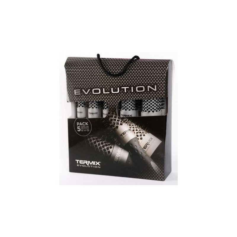 Termix Pack Professionale 5 pennelli Evolution Capelli morbidi / Fini