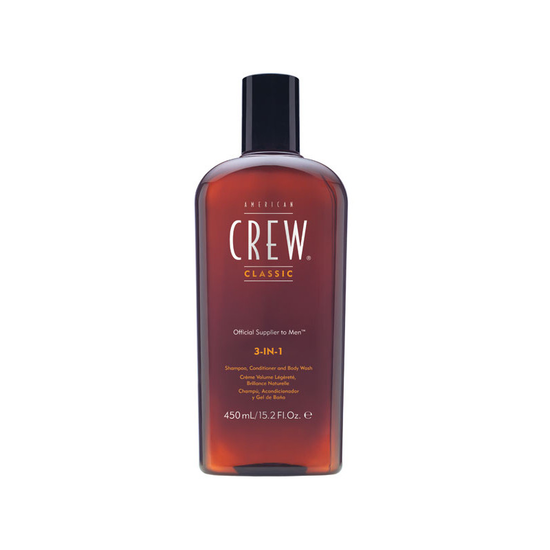 American Crew Classic 3-In-1 Shampoo, Conditioner and Body Wash