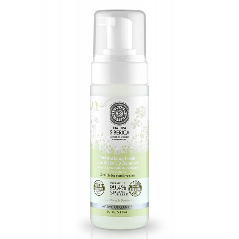 Natura Siberica Nawilżająca Pianka do Demakijażu Oczu (150ml)