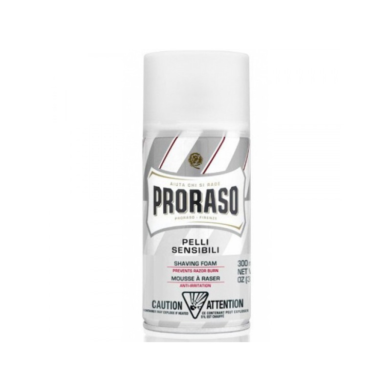 Proraso Ligne Blanc Mousse à Raser Thé Vert (300ml) Proraso Ligne Blanc Mousse à Raser Thé Vert (300ml)