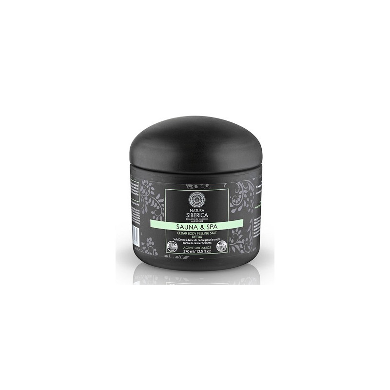 Natura Siberica Sauna &amp; Spa Salzbasiertes Körper-Detox-Schweinepeeling (370ml)