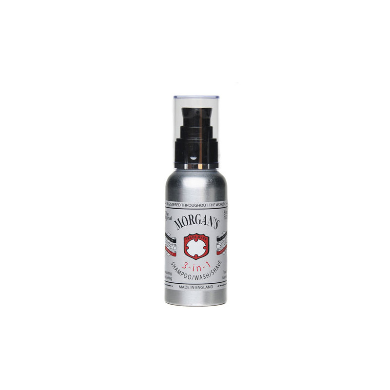 Morgan's 3-in-1 Shampoo Waschen & Rasieren (100ml) Morgan's 3-in-1 Shampoo Waschen & Rasieren (100ml)