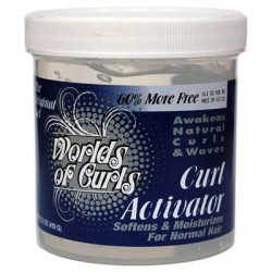 Gel Attivatore per Ricci Worlds of Curls per Capelli Normali (459gr)