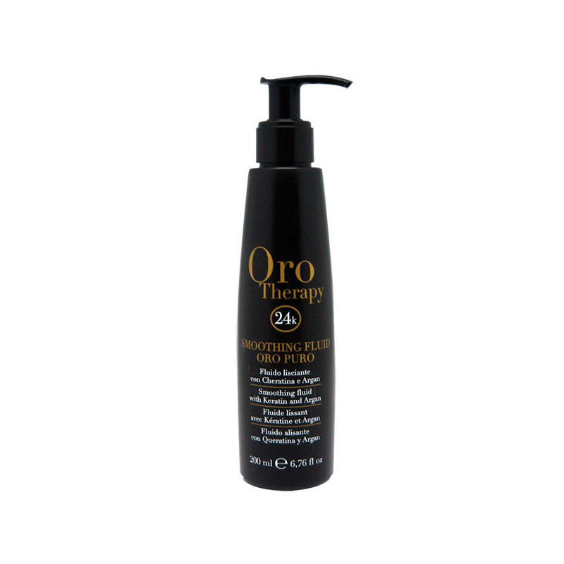 Fanola Oro Therapy 24K Fluide Lissant avec Kératine et Argan (200ml)