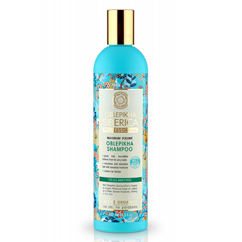 Natura Siberica Oblepikha Shampoing à L'argousier Volume Maximal(400ml) Natura Siberica Oblepikha Shampoing à L'argousier Volume Maximal(400ml)