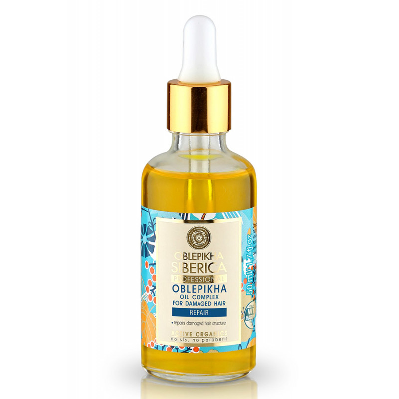 Natura Siberica Oblepikha Kompleks olejków do włosów zniszczonych (50ml)