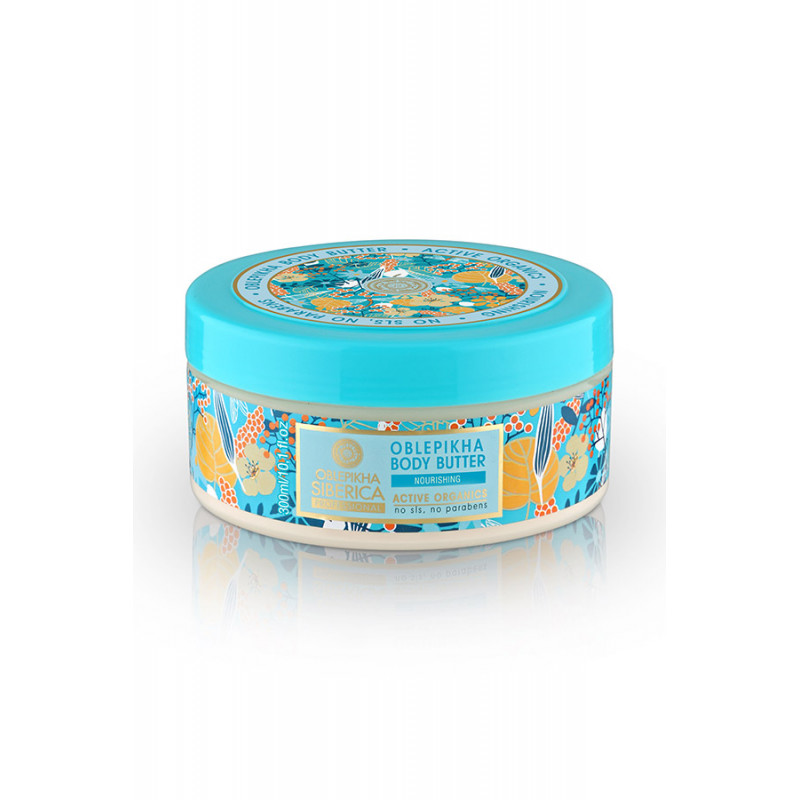 Natura Siberica Oblepikha Beurre à L'argousier pour le Corps (300ml) Natura Siberica Oblepikha Beurre à L'argousier pour le Corps (300ml)