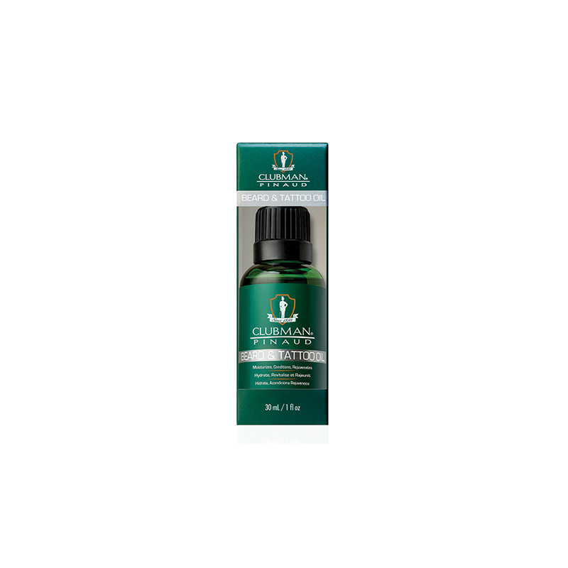 Pinaud Clubman Aceite para Barba y Tatuajes (30ml) Pinaud Clubman Aceite para Barba y Tatuajes (30ml)