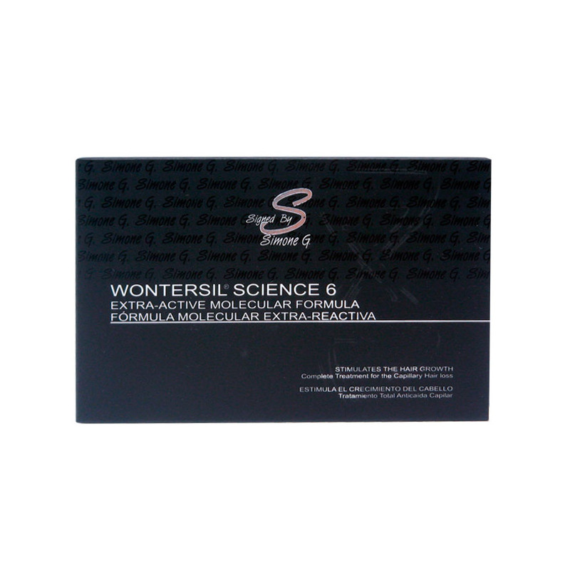 Simone G. 40 Anti-Caída Wontersil Science-6 Ampollas (6x15ml) Simone G. 40 Anti-Caída Wontersil Science-6 Ampollas (6x15ml)