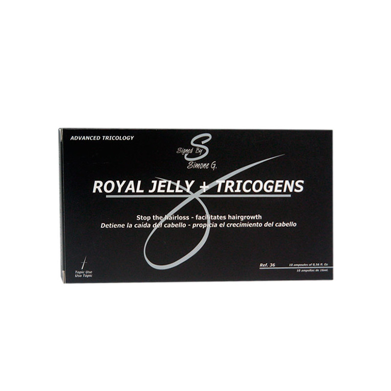 Simone G. 36 Anti-Caída Jalea Real + Tricógenos (10x16ml) Simone G. 36 Anti-Caída Jalea Real + Tricógenos (10x16ml)