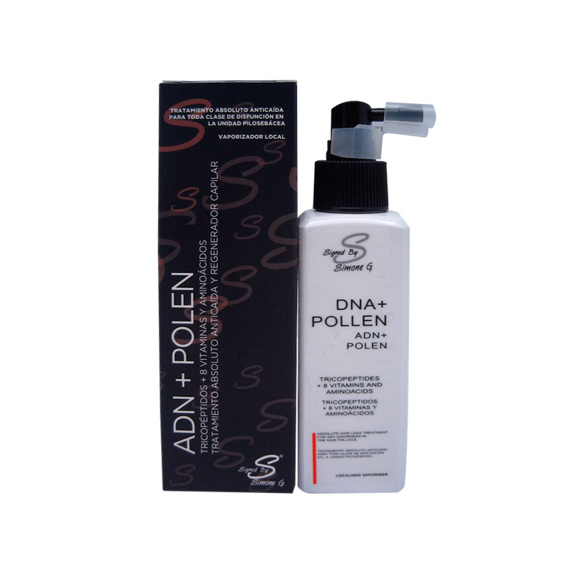 Simone G. 66 Anti-Haarausfall-DNA + POLLEN Tricopeptides + 8 Vitamine und Aminosäuren (125ml) Simone G. 66 Anti-Haarausfall-DNA + POLLEN Tricopeptides + 8 Vitamine und Aminosäuren (125ml)