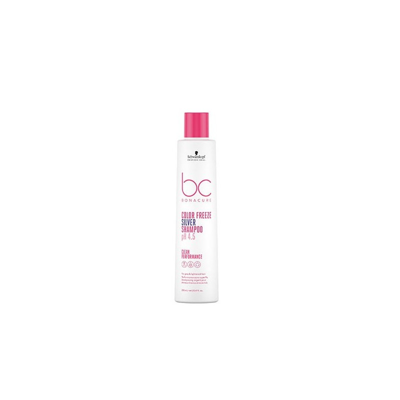 Schwarzkopf BC Color Freeze Clean Performance Silver Shampoo PH 4.5 Schwarzkopf BC Color Freeze Clean Performance Silver Shampoo PH 4.5