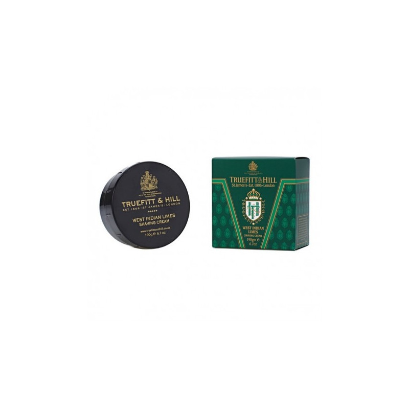 Truefitt & Hill Lime delle Indie Occidentali Crema da barba (190g)