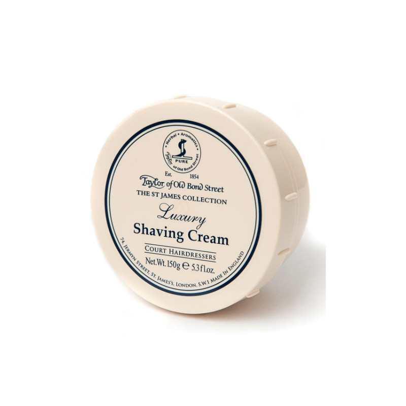 Taylor of Old Bond Street The St James Collection Luksusowy krem do golenia w tyglu (150g)