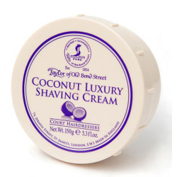 Taylor of Old Bond Street Ciotola di Crema da Barba di Lusso al Cocco (150g)